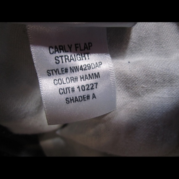 Hudson Carly Flap Straight Jeans Sz 32 - Picture 7 of 7